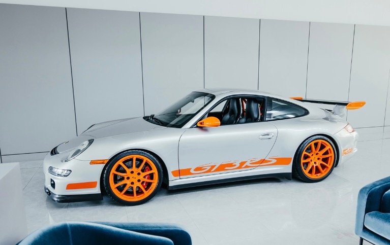Used 2007 Porsche 911 GT3rs for sale $299,900 at iLusso in Costa Mesa CA