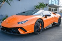 Used 2019 Lamborghini Huracan LP 640-4 Performante Spyder for sale Sold at iLusso in Costa Mesa CA 92626 1